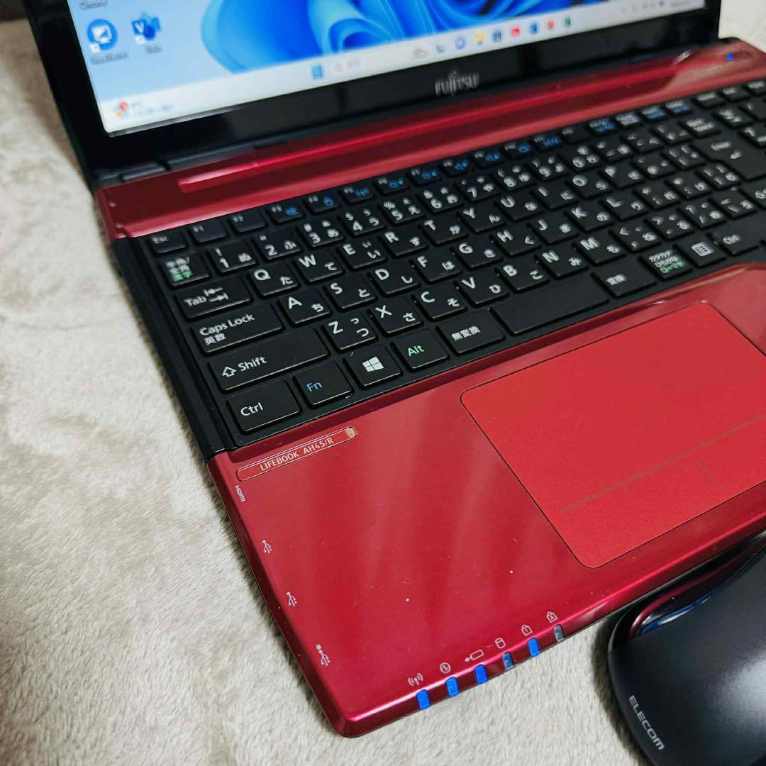 S273 富士通ノートパソコンWEBカメラSSD高速Windows11オフィス付