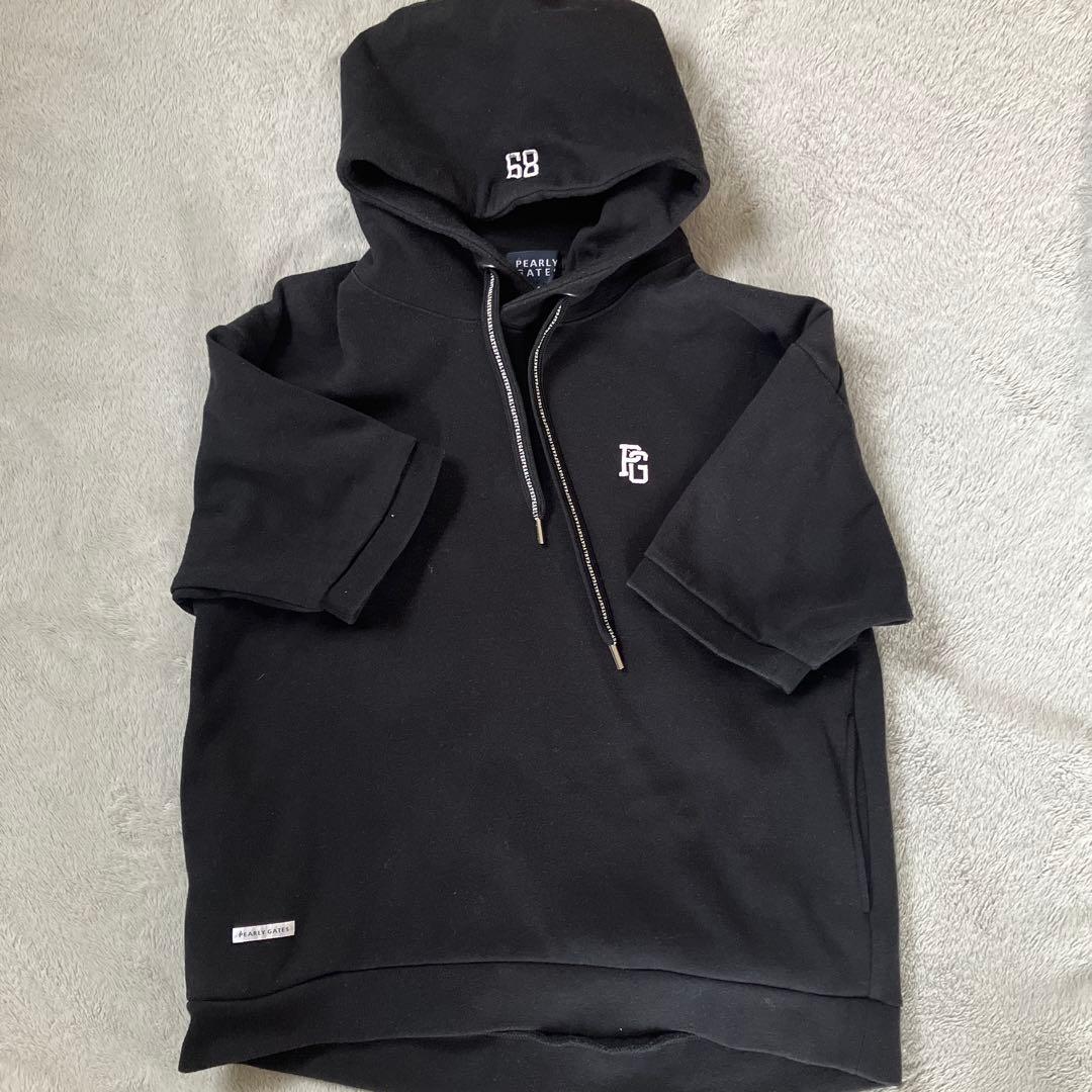 PEARLY GATES ブラック パーカー サイズ1 お値下げ☆ - メルカリ