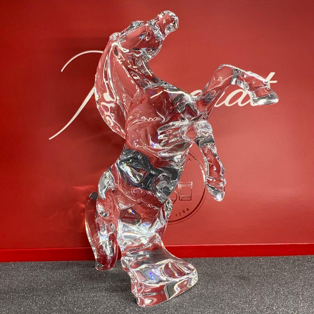 ⭐️美品⭐️バカラ⭐️馬の彫刻⭐️クリスタル⭐️いななく馬⭐️高級