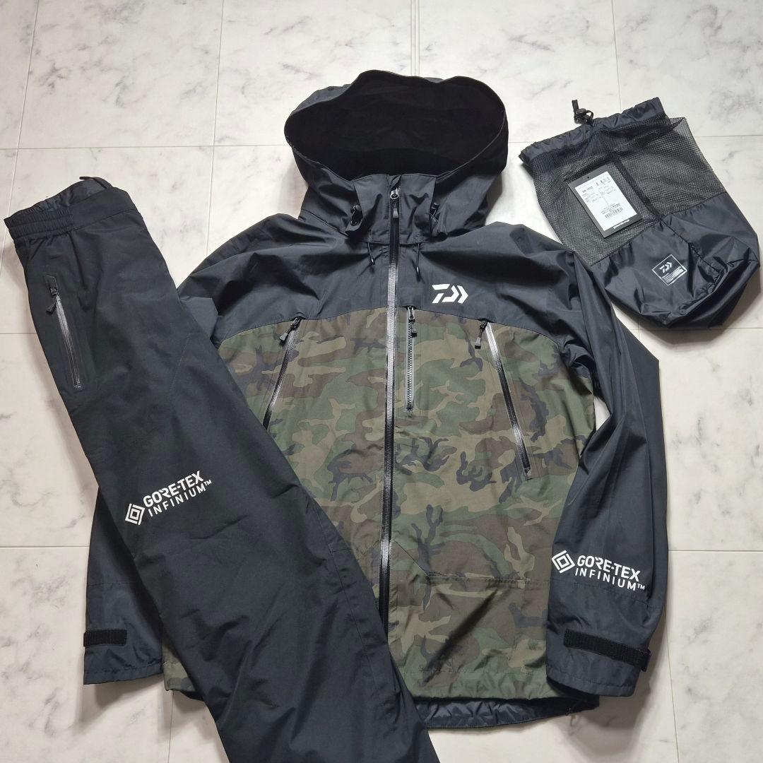 【美品】ダイワ XL インフィニアムプロダクト レインスーツ セットアップ L 美品】ダイワ XL インフィニアムプロダクト レインスーツ セットアップ