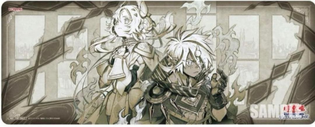 遊戯王 ハーフプレイマット 白の物語 烙印 アルバス エクレシア