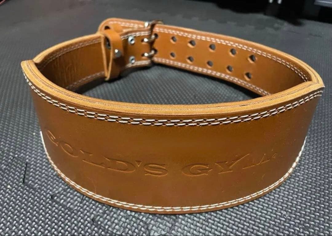 ゴールドジム　トレーニングベルト　Mサイズ トレーニングレザーベルト – ゴールドジム公式オンラインストア