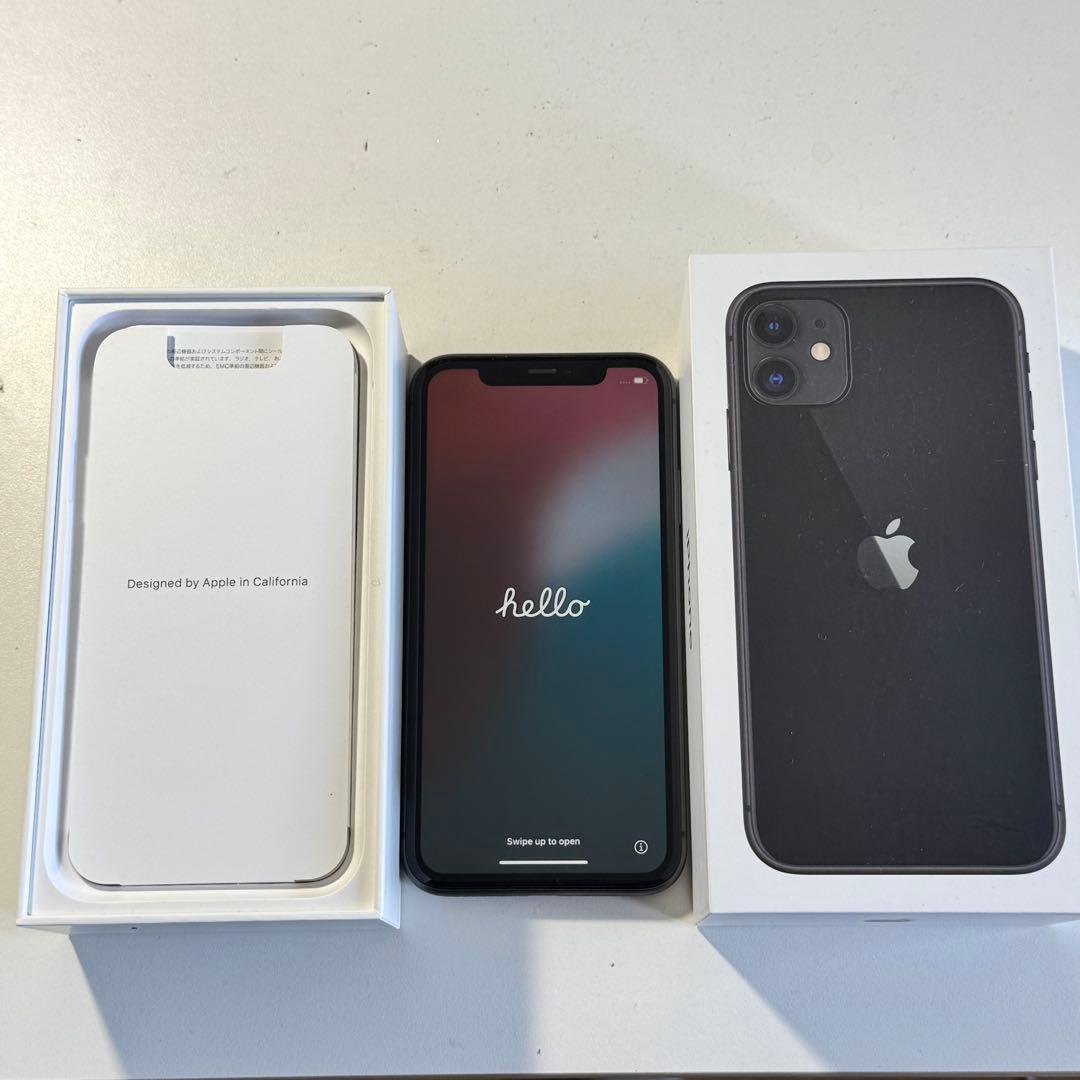 iPhone11 64GB ブラック SIMフリー - メルカリ
