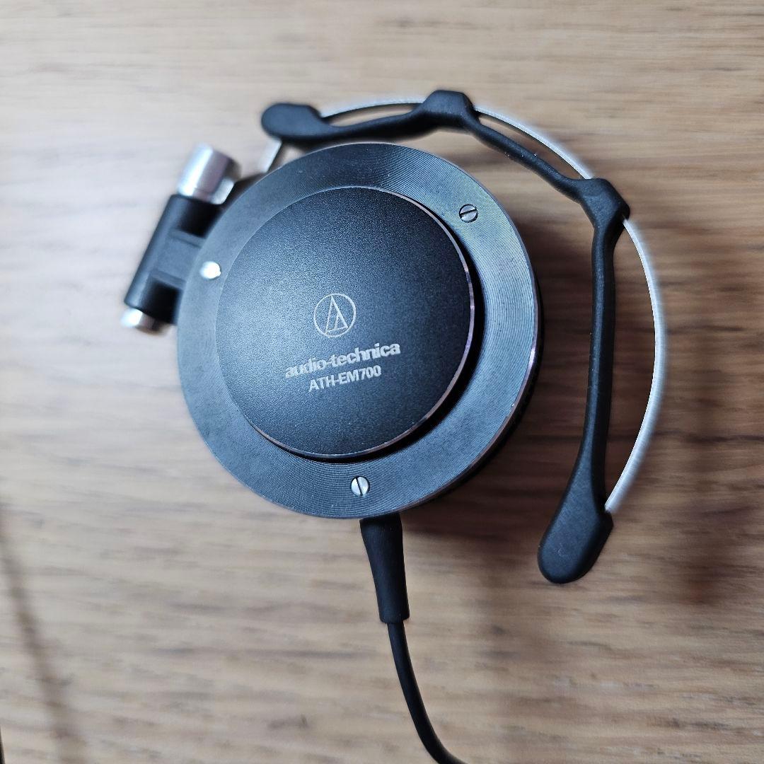 audio-technica ATH-EM700 ブラック 有線ヘッドホン - メルカリ