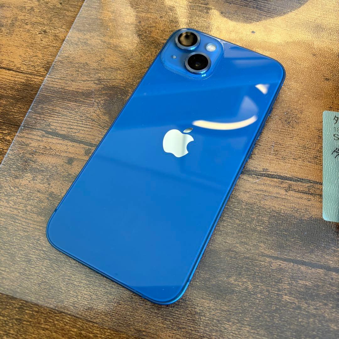 Apple iPhone 13 本体 ブルー 128G ケース付き - メルカリ