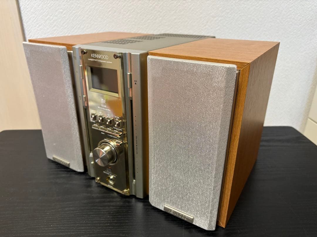 KENWOOD RD-ES3MD CD、MD（MDLP対応）コンポ リモコン付き - メルカリ