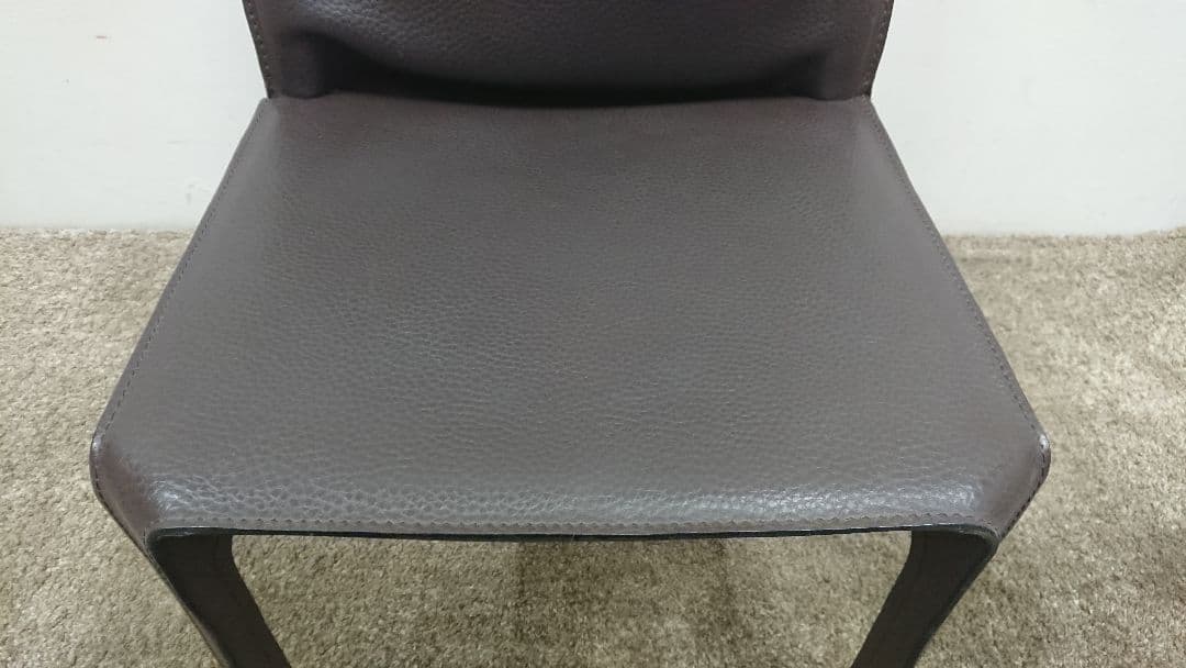 正規品 カッシーナ エンボス型押 本革 412 CAB キャブ チェア-2 - メルカリ