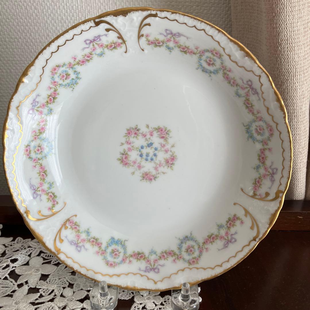 フランスアンティーク リモージュ アビランド シュライガー♯330 深皿