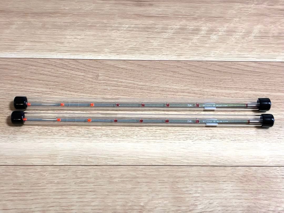 【美品】 クリスティア 55 285 SSS （2個セット） ダイワ ワカサギ竿 クリスティアワカサギ 55 285 SSS(クリスティア