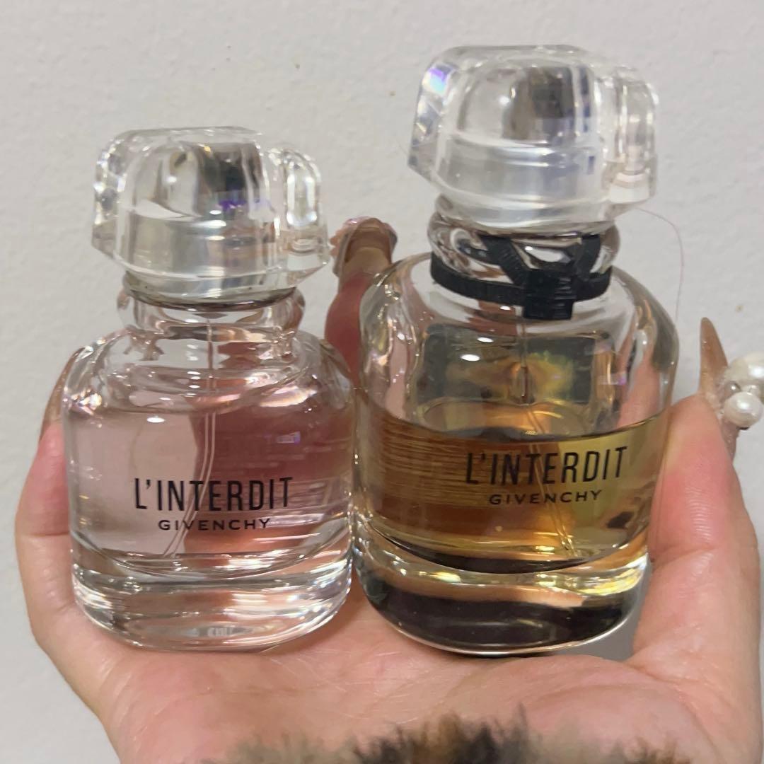 激安Givenchy L'Interdit 香水 50ml &ヘアミスト35ml - メルカリ