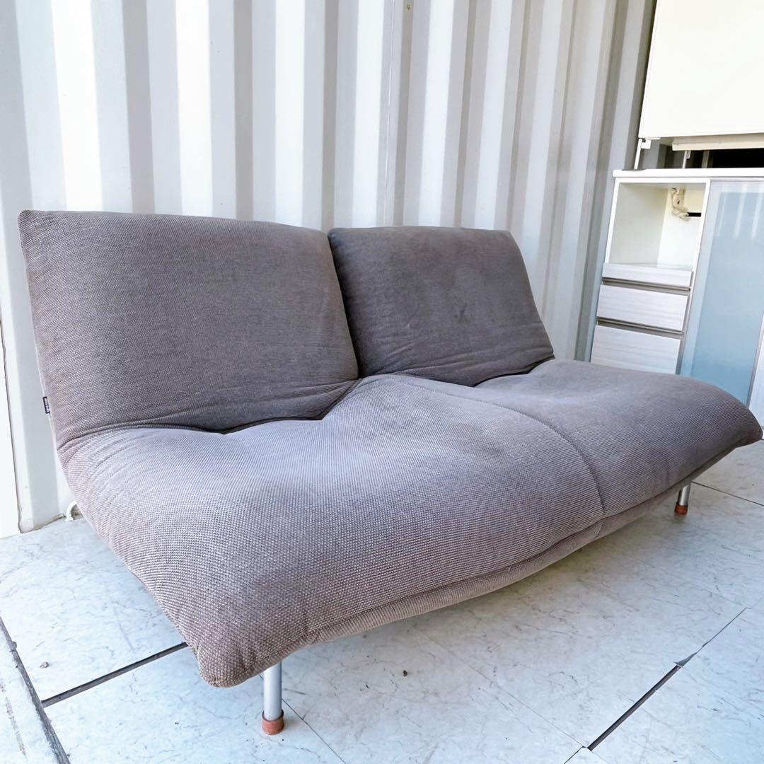 取付無料！リーンロゼ カラン ファブリックリクライニング式ローソファ