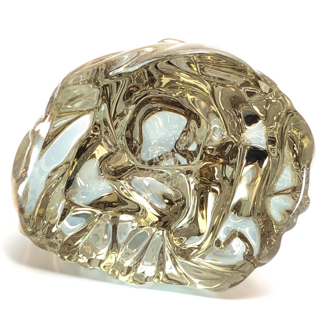 美品・箱付】バカラ／サル クリスタル フィギュリン ゴールド 干支