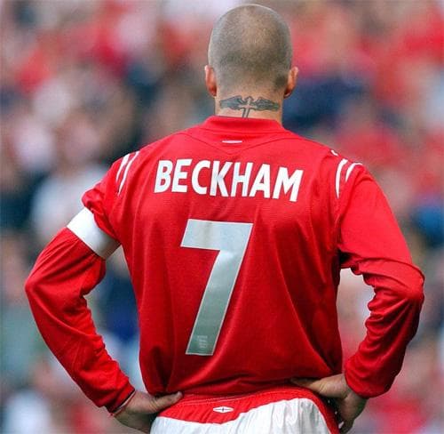 新品・紙タグ付き】デビッド・ベッカム ＃7 イングランド代表