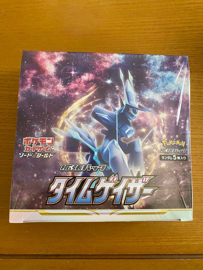 タイムゲイザー BOX シュリンク付 楽天市場】【シュリンク付 BOX】ポケモンカードゲーム ソード