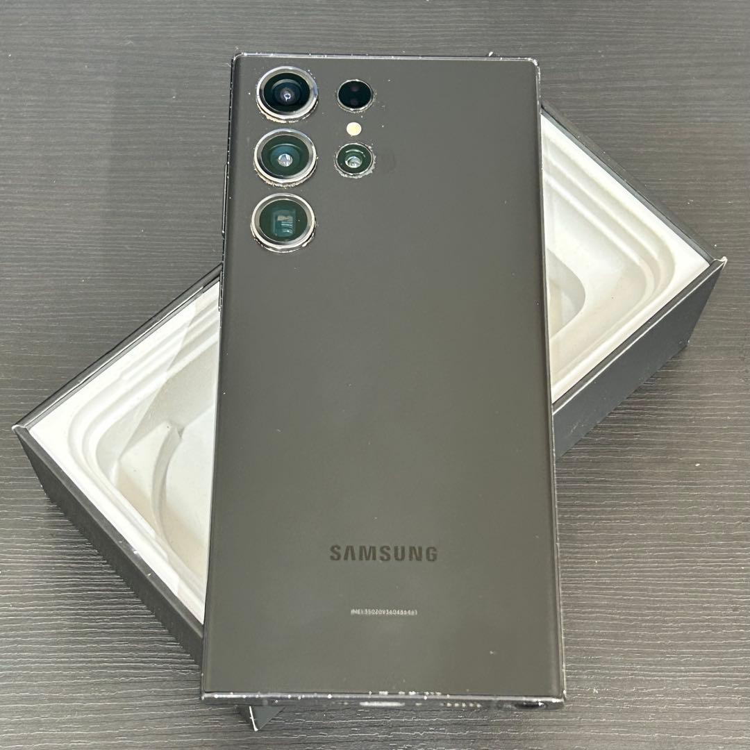 美品　ギャラクシー Galaxy S23 Ultra｜256gb｜SIMフリー Galaxy S23 Ultra 本体 256GB SIMフリー SM-S918N ブラック Aランク