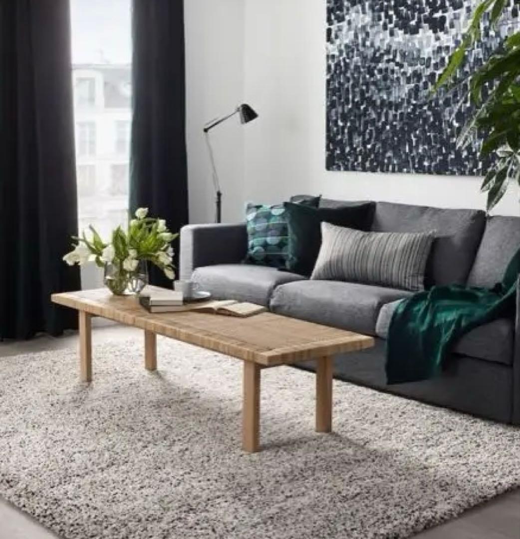 新品未使用 IKEA イケア VINDUM ヴィンドゥム シャギーラグ ホワイト