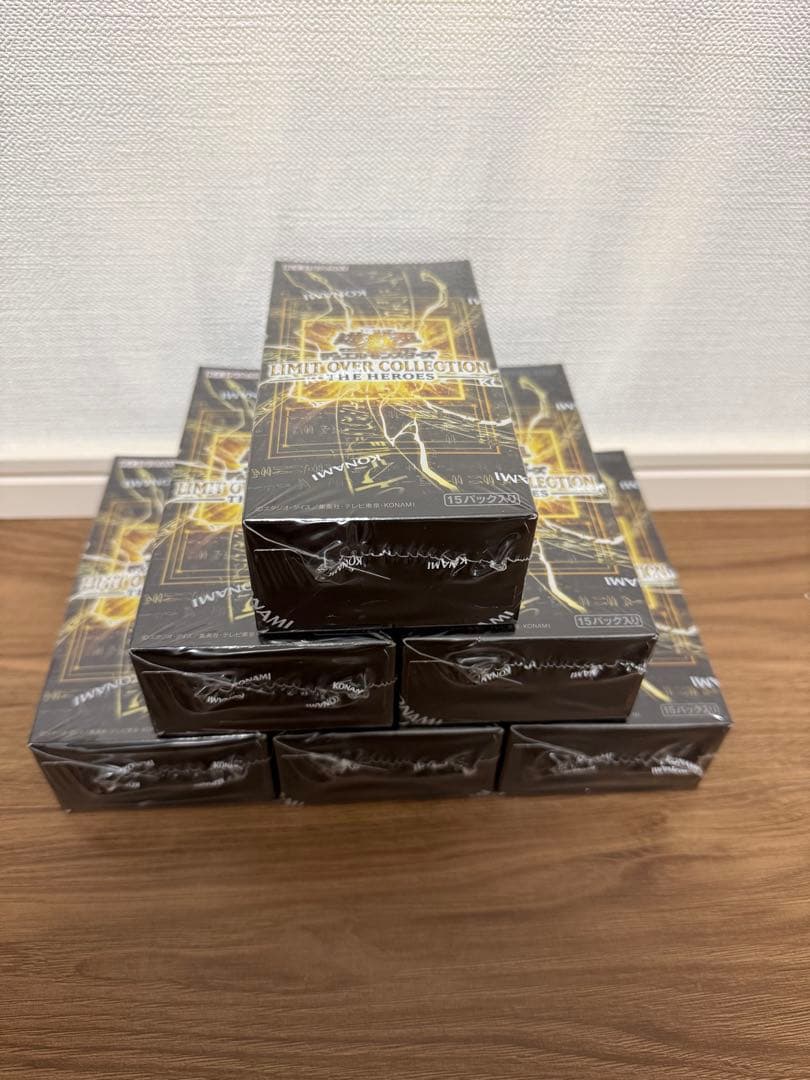 遊戯王 LIMIT OVER COLLECTION 6box シュリンク付き - メルカリ
