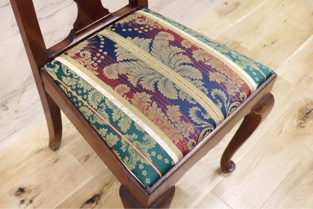 GMFH409○西洋 クラシック ヴィンテージ ダイニングチェア アームレスチ