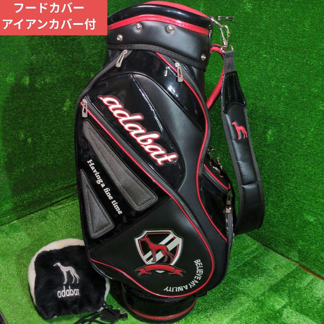 アダバット キャディバッグ 9型 adabat ABC-290 ブラックエナメル