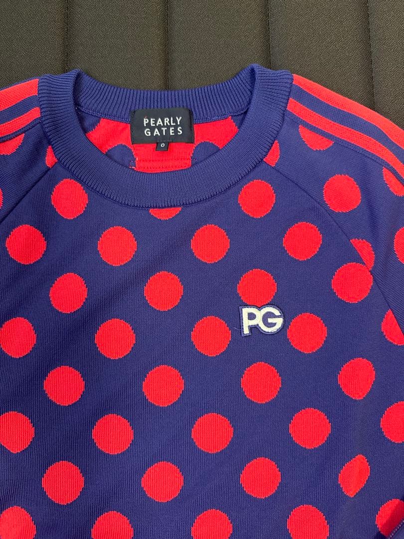PEARLY GATES ドット柄セーター サイズ0 - メルカリ