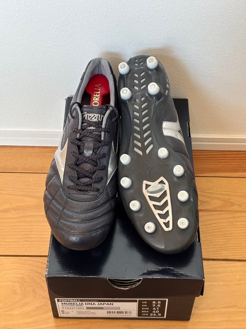 ミズノ　モレリアDNA japan 初代　26.5cm ステッチ加工あり