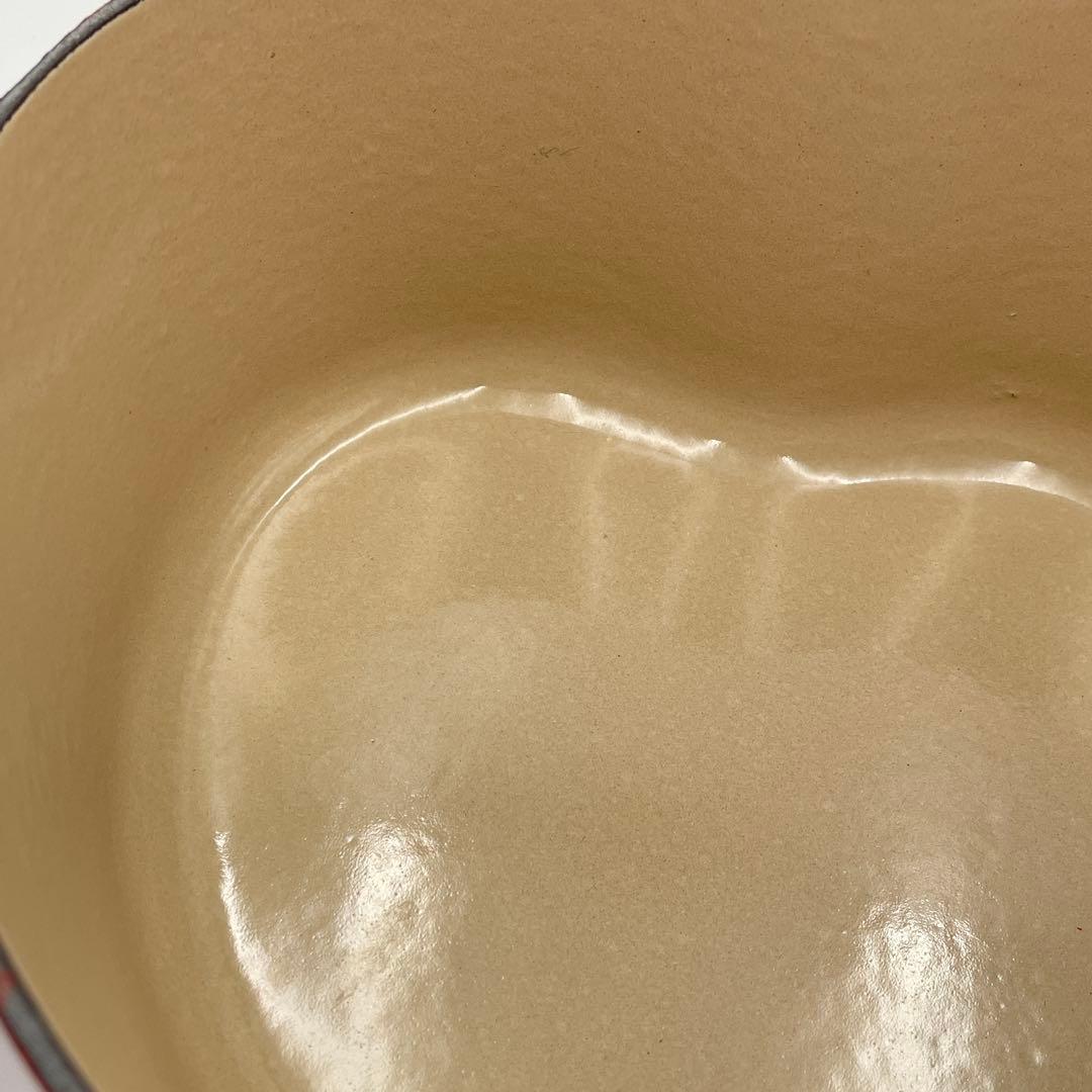 専用　ル・クルーゼ ココット・ダムール ハート型鍋 2.0L チェリーレッド