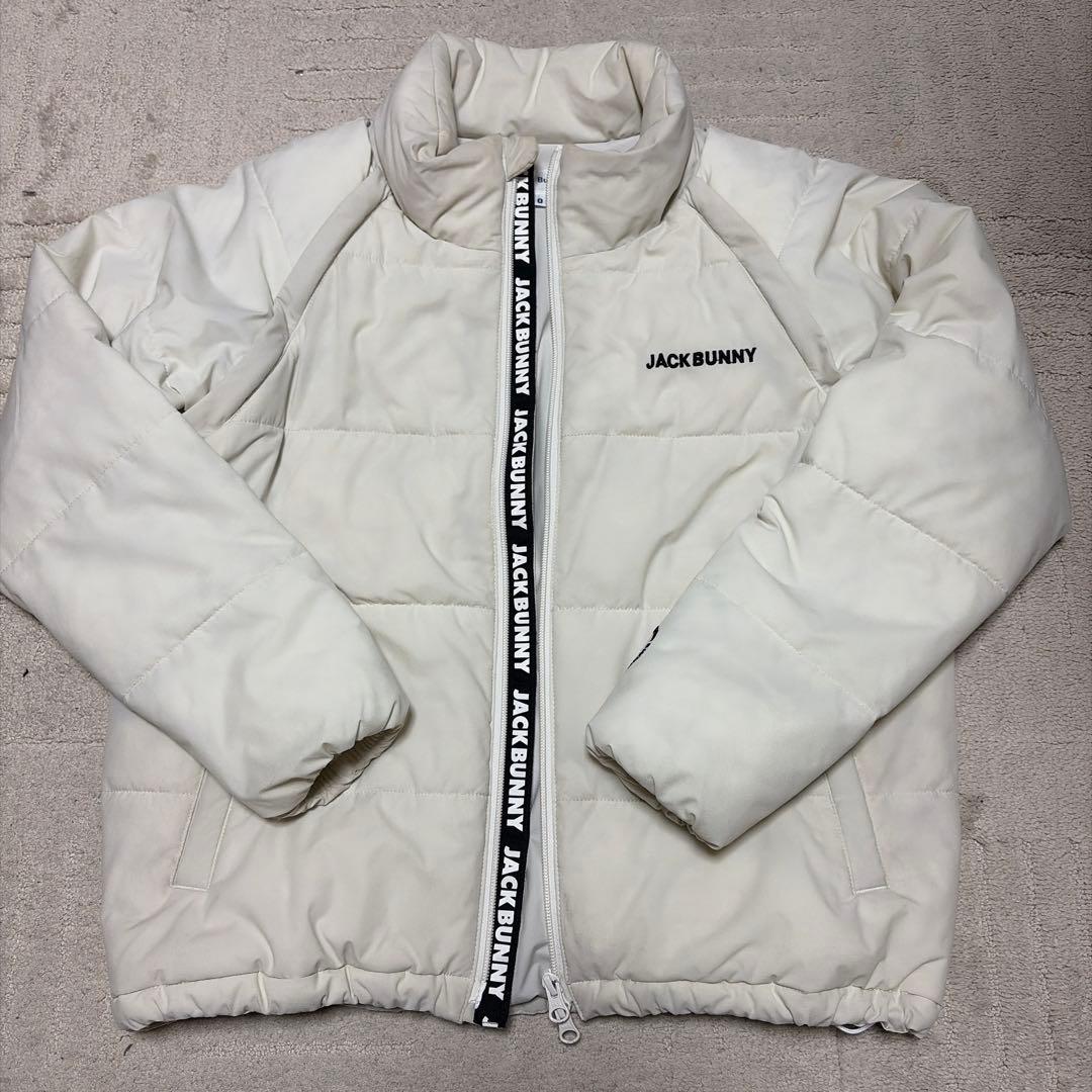 JACK BUNNY ホワイト 2WAY ダウンジャケット - メルカリ