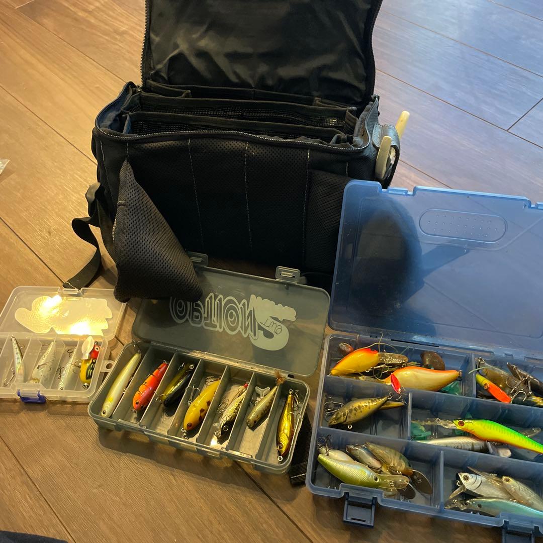 ⭐︎セット⭐︎ バス釣り　ポーチルアーセット 楽天市場】ルアー セット 釣具セット 101個セット ソフトルアー ハード