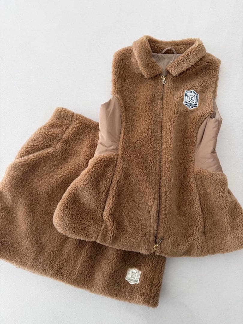 【CELFORD GOLF】ベストスカートセットアップ CELFORD（セルフォード） スカート 「CELFORD GOLF」 ビット付きニット