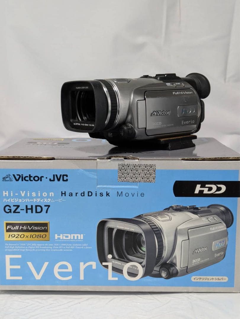 Victor Everio HDビデオカメラ 未使用の付属品多数　説明書、箱付き 2026年最新】Yahoo!オークション - ビクター(デジタルビデオカメラ