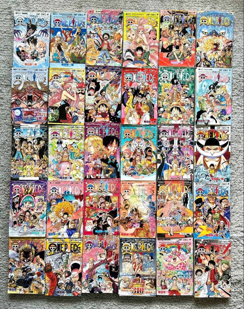 ワンピース 初版 30巻セット ONE PIECE まとめ売り おまけ付き - メルカリ