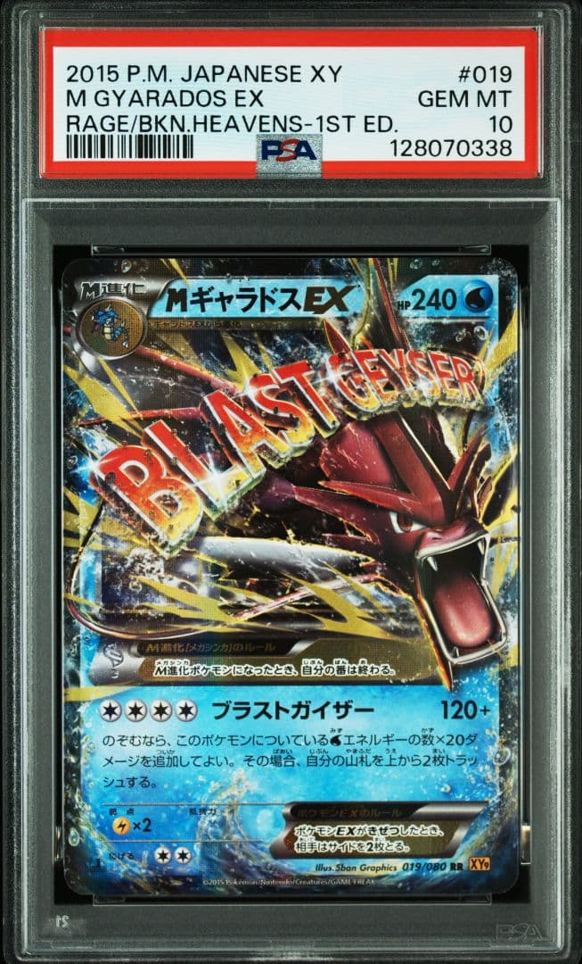 MギャラドスEX RR XY9 破天の怒り 019/080PSA10 - メルカリ