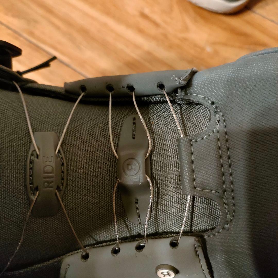 美品 RIDE HERA ヘラ 25.0cm Wボア グレー スノボブーツ　高級