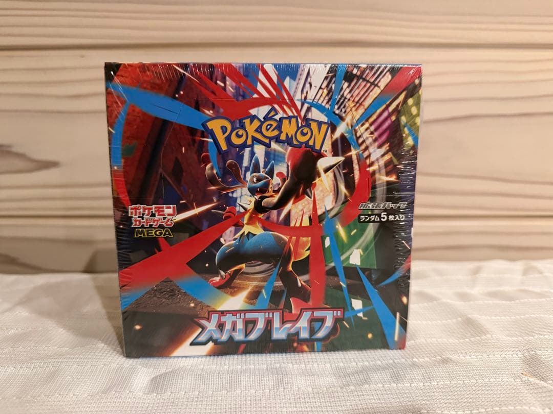 ポケモンカードゲーム メガブレイブ シュリンク付きボックス ポケモンカードゲーム シュリンクつき メガブレイブ ポケカ MEGA メガ