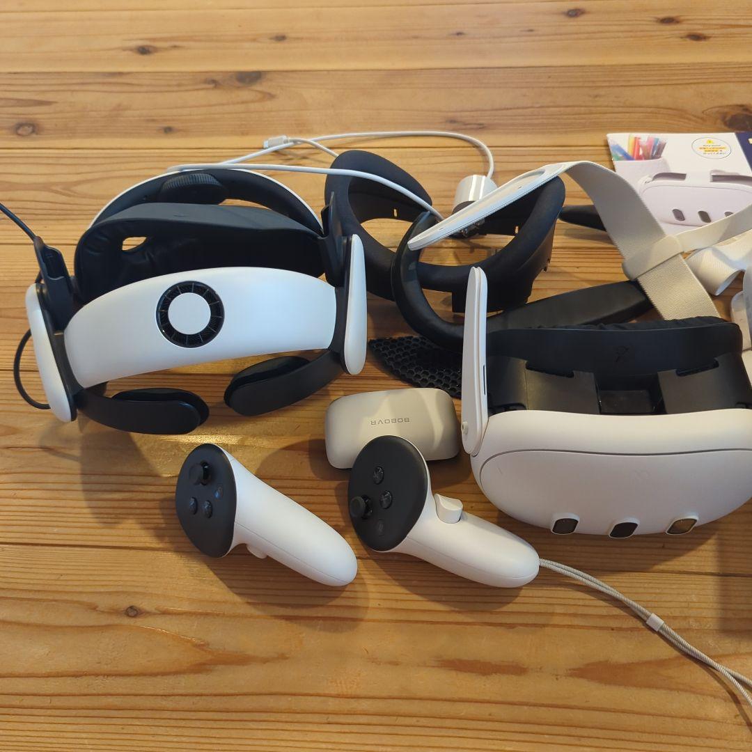  Quest3　128GB BOBOVR（S3Pro）付き　中古品 BOBOVR S3 Pro Battery Strap for Meta Quest 3 & Quest 3S