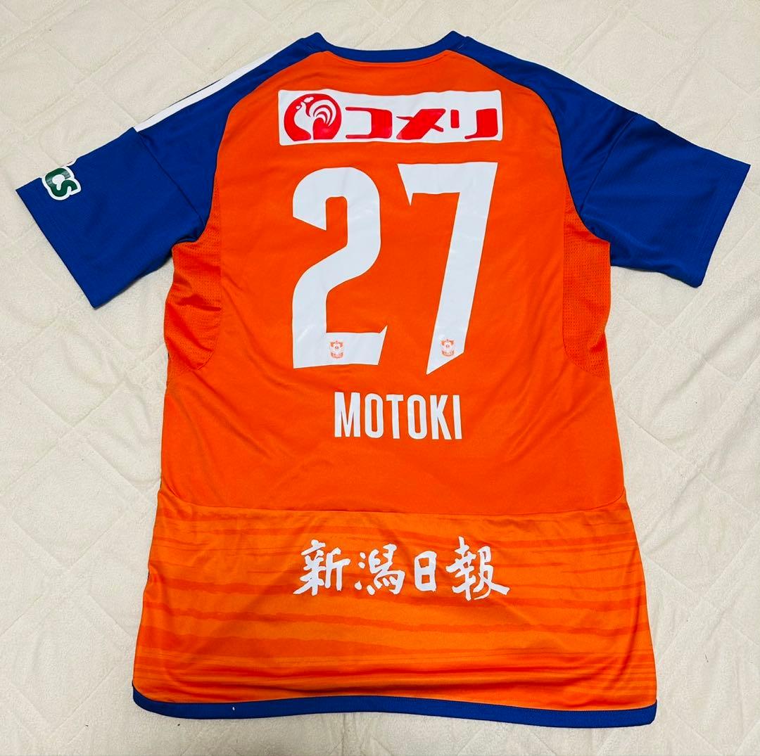 アルビレックス新潟ユニフォーム 2XLサイズ adidas MOTOKI 27 - メルカリ