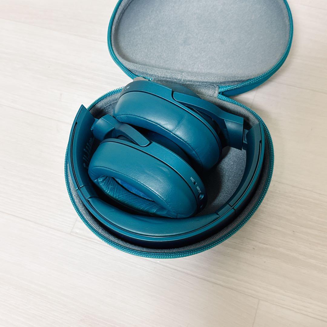 2473【美品】SONY MDR-100ABN ビリジアンブルー - メルカリ