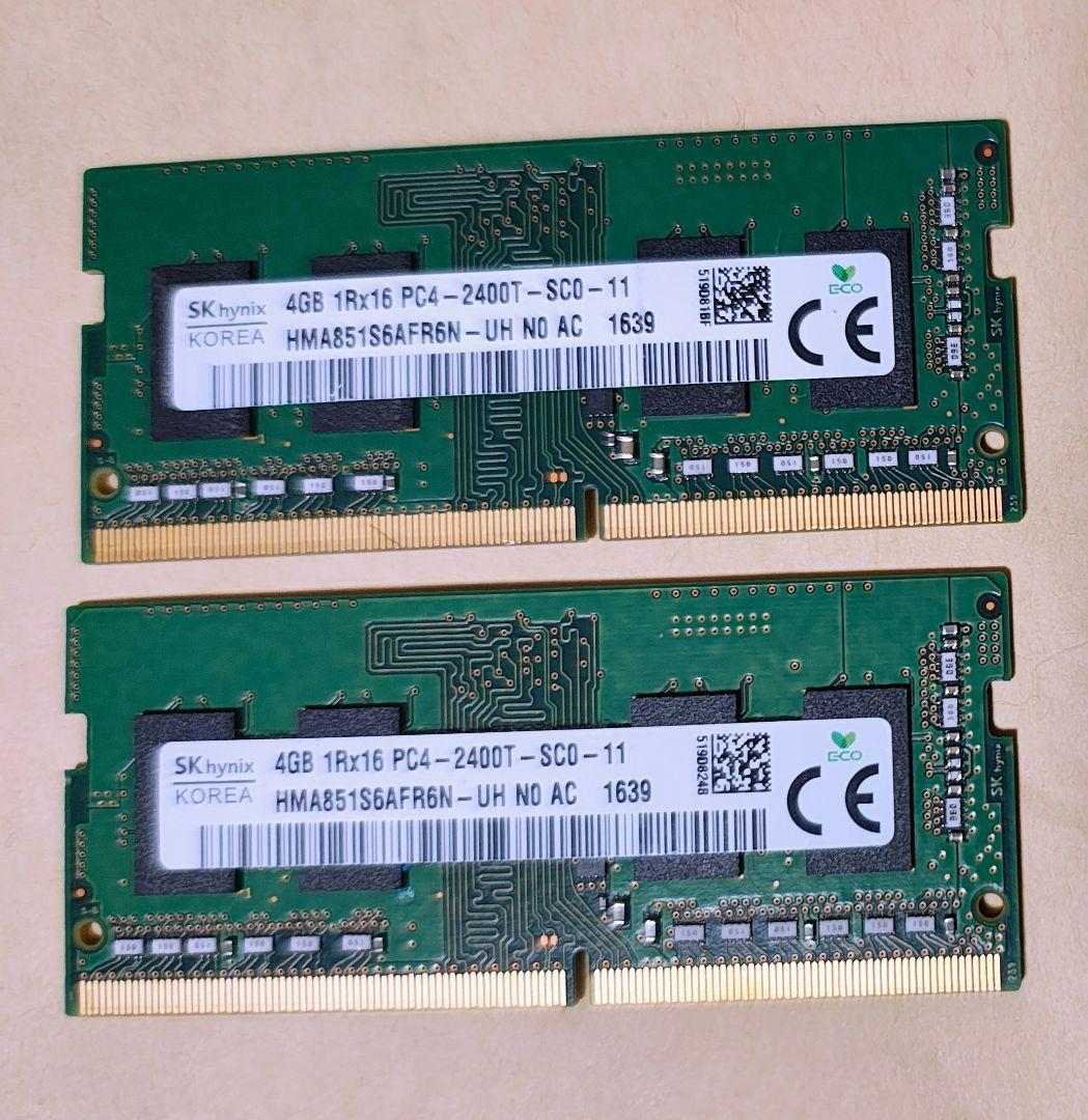 SK hynix DDR4 2400 8GB SODIMM - メルカリ