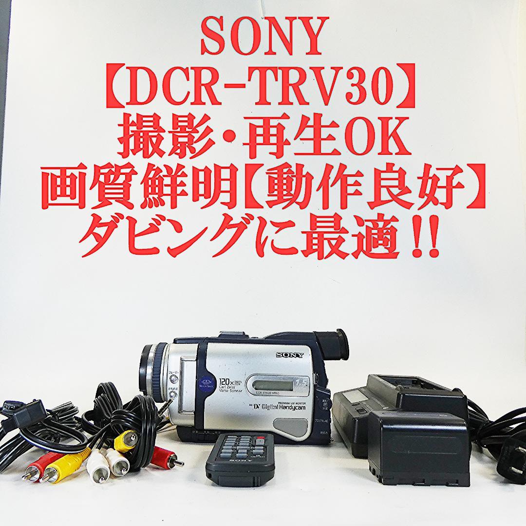 ソニーDCR-TRV30 【動作良好】MiniDV ビデオカメラ ダビングに最適