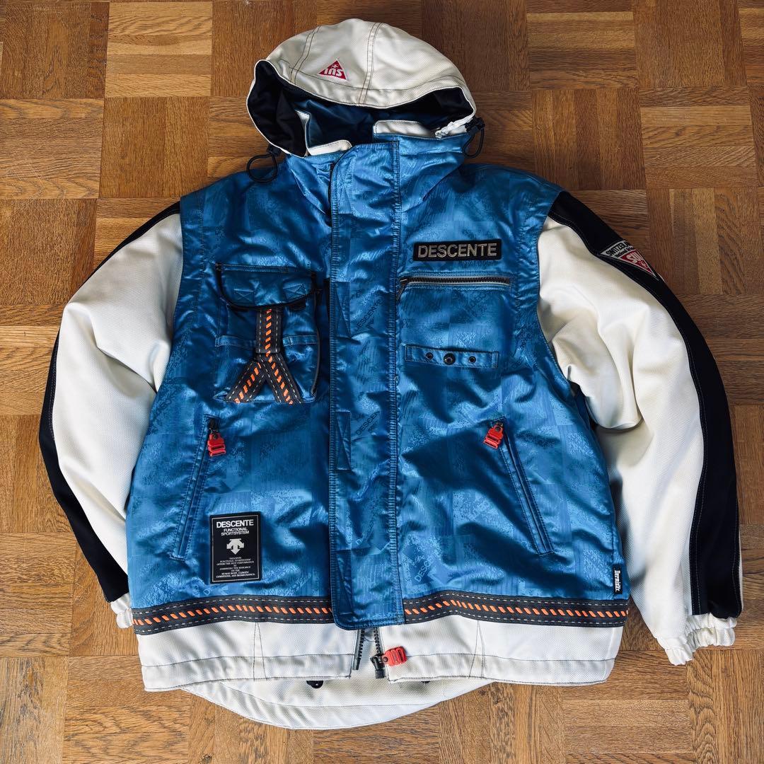 OI11 DESCENTE スイス代表 スキーウェア 上下 L DERMIZAX - メルカリ
