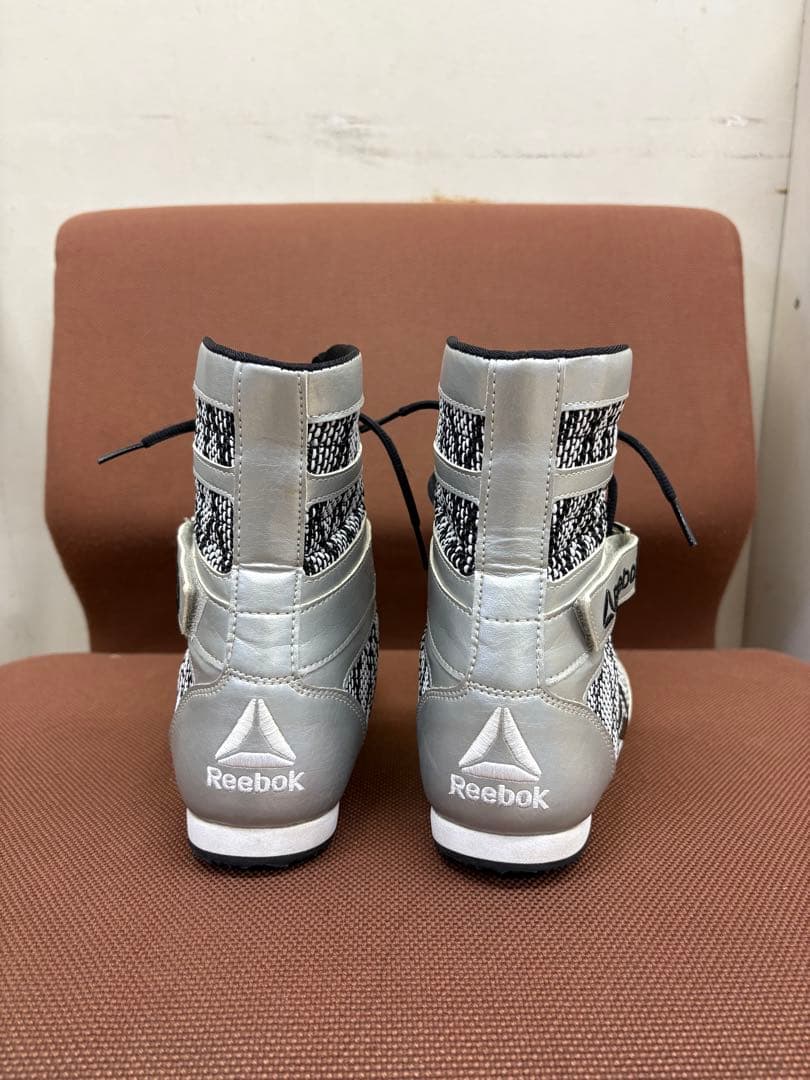 Reebok ボクシングシューズ シルバー/ブラック - メルカリ