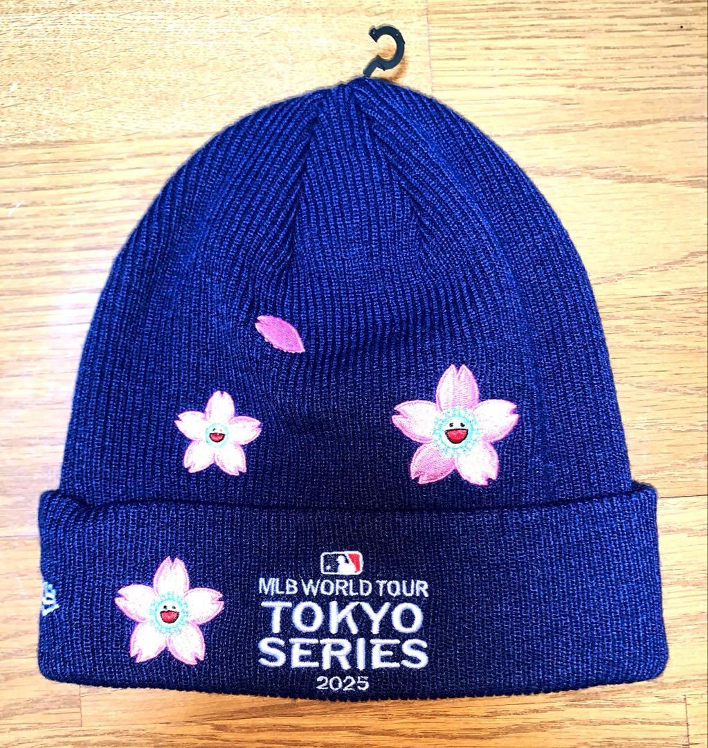 村上隆 MLB Tokyo Series ドジャース ニット帽 NEW ERA - メルカリ