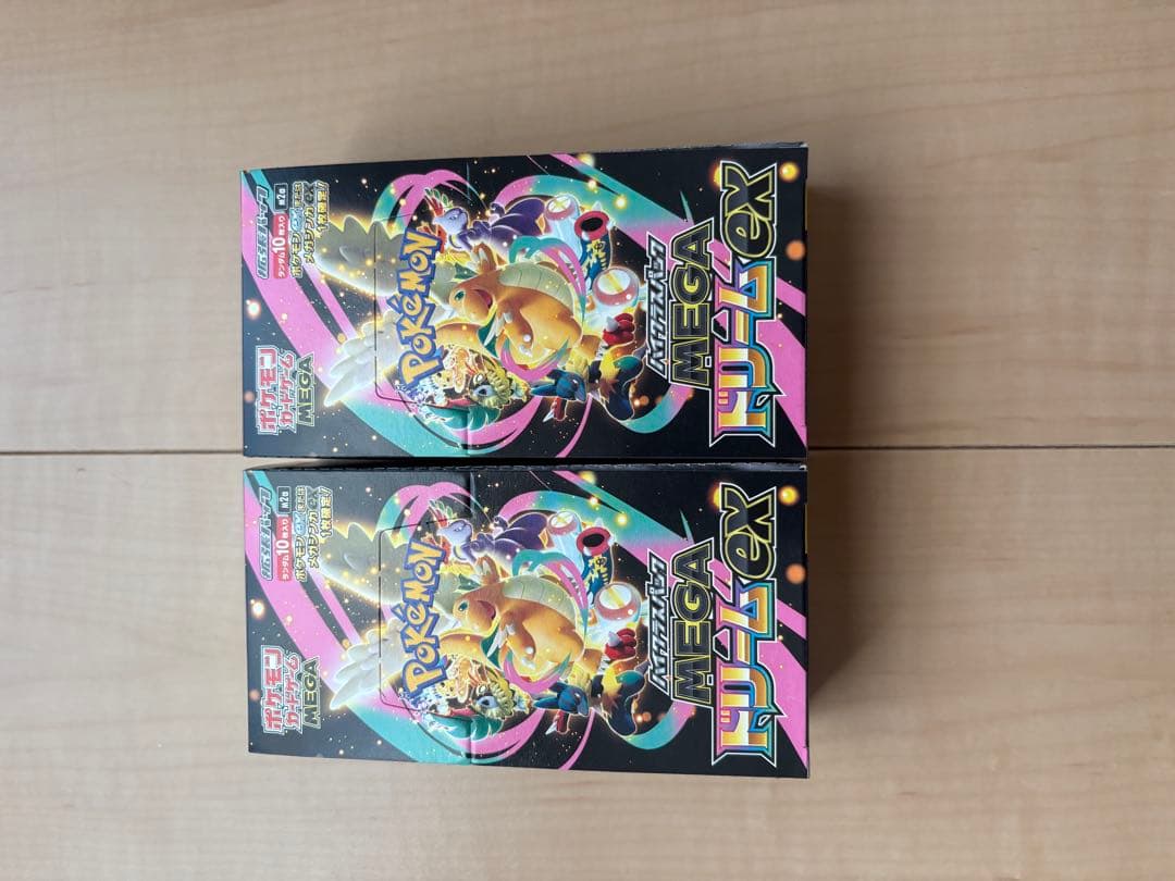 ポケモンカード MEGA ドリームex 2BOX シュリンクなし ペリペリ有り