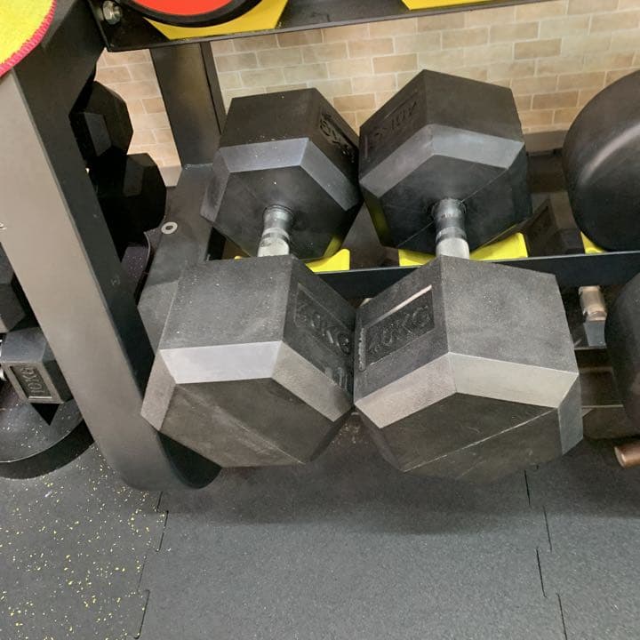 ヘックス ラバーダンベル 5kg 10kg 各2個