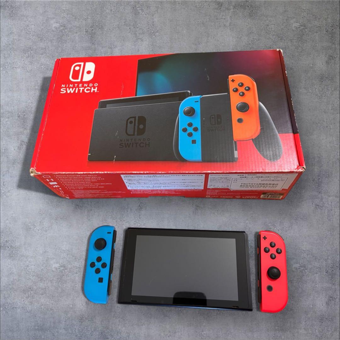 即時発送】Nintendo Switch 本体 青・赤 Joy-Con付き - メルカリ