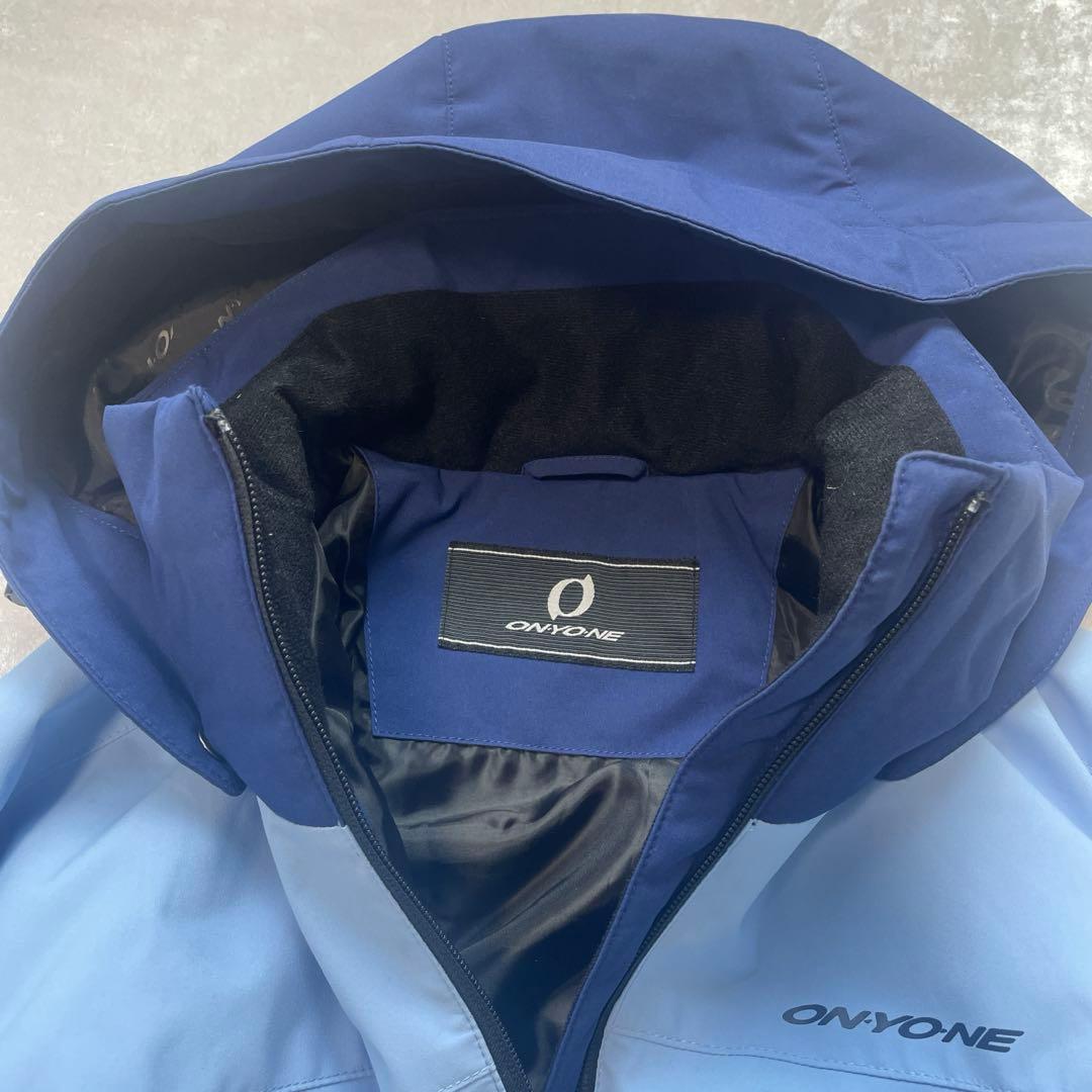 ま*と様 オンヨネ スキーウェア 水色 ネイビー パンツ ジャケット