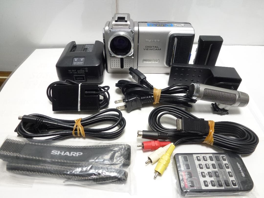 希少　大人気　 動作品　SHARP シャープ デジタルビューカム　VL-FD3 Amazon | SHARP シャープ VL-DC3 液晶デジタルビューカム ビデオカメラ