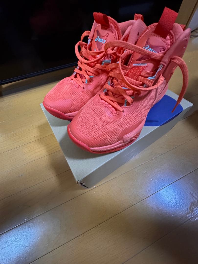 ASICS ノヴァサージ3 2回ほど使用 インソールは未使用 アシックス（ASICS）（メンズ）バスケットシューズ バッシュ NOVA