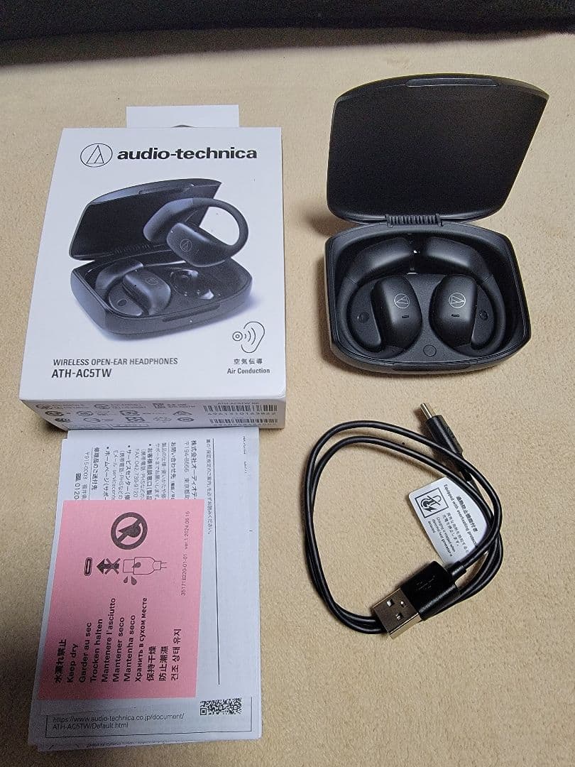audio-technica ATH-ACSTW ワイヤレスイヤフォン ATH-AC5TW｜イヤホン：ワイヤレスオープンイヤーイヤホン｜株式会社