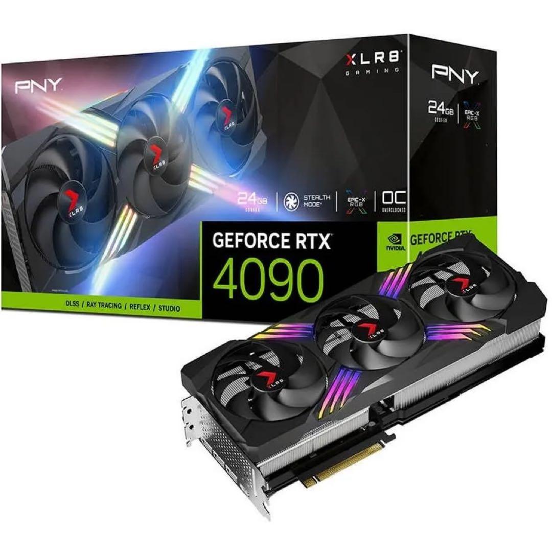 グラフィックボード・グラボ・ビデオカード PNY GeForce RTX 4090 24GB VERTO Amazon | PNY ピーエヌワイ GeForce RTX4090 24GB XLR8 Gaming VERTO